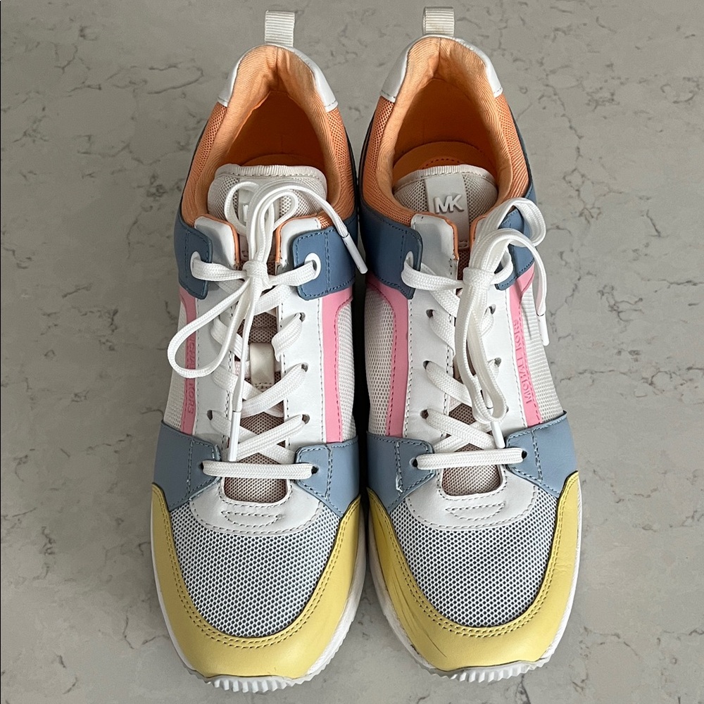 Michael Kors Multicolor Wedge Women's Sneakers - Picture 8 of 11